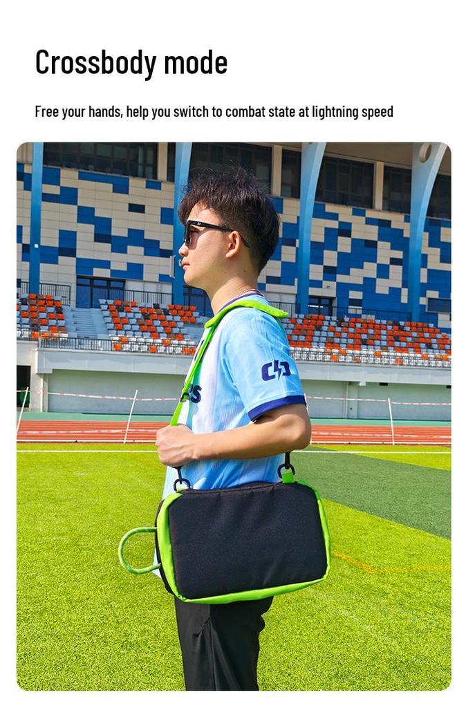 Portable Dual-Use Sports Shoe Bag with Handle