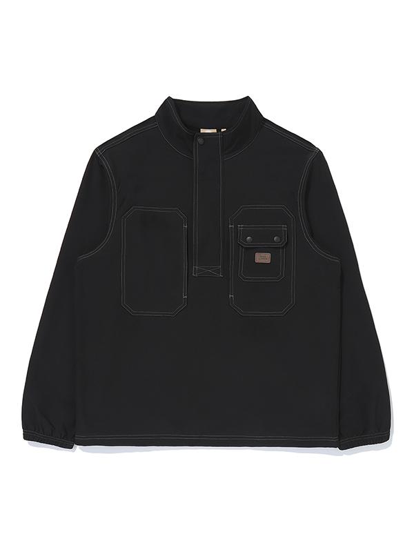 Bbc Earth M Contrast Stitch Out-Pocket Anorak_Black