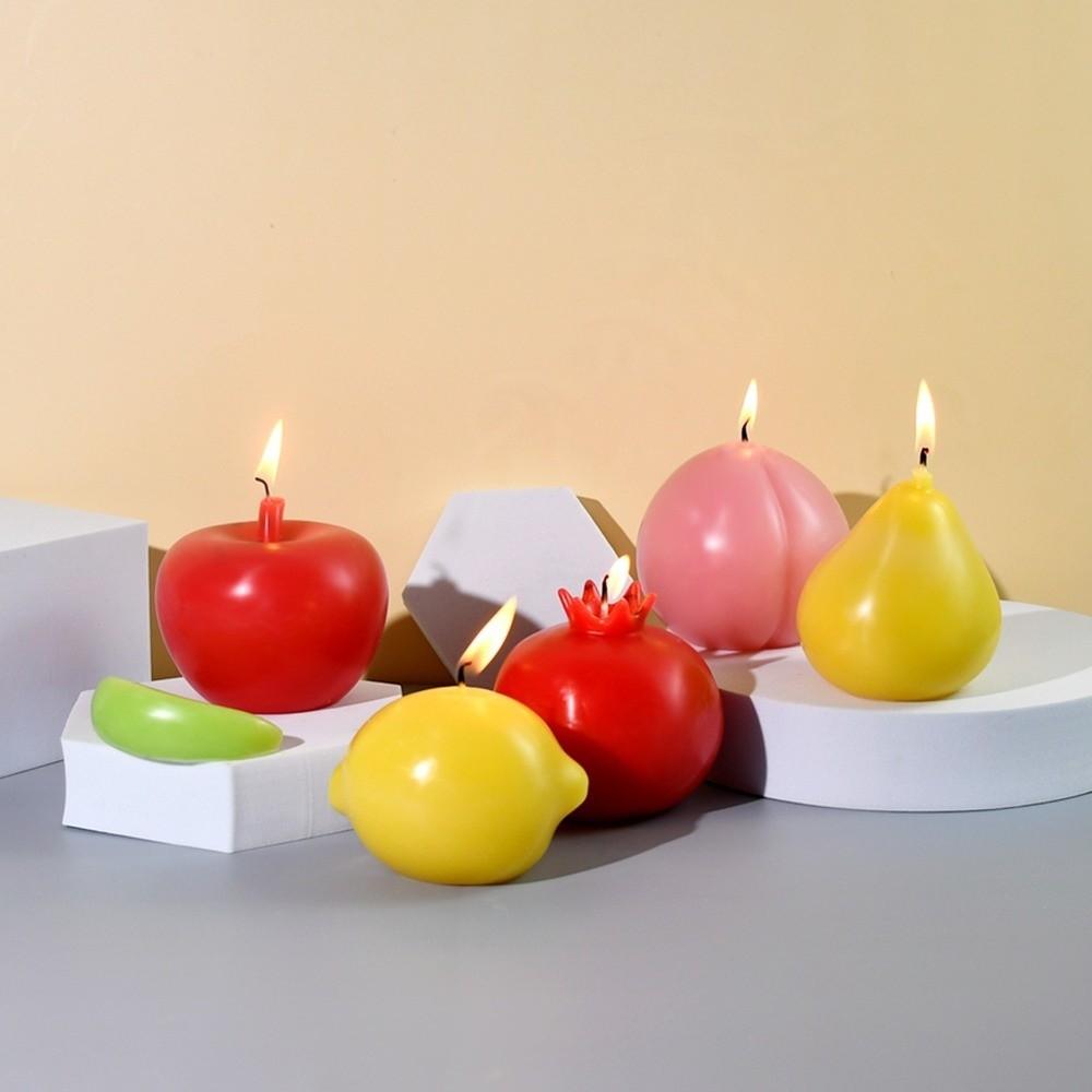 Wiederverwendbare Frucht-Silikonform Flexible Silikon-Harz-Gießform Kerzenherstellung