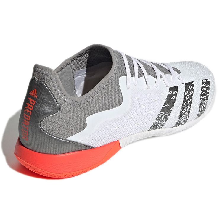 Adidas Predator Freak.3 In Comfortable Durable Non-Slip Low-Top Sports Football Shoes Men Football Shoes White Gray FY7820