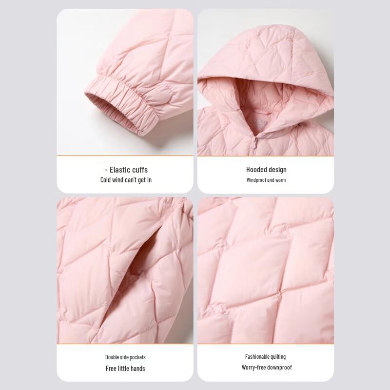 Bosideng Girls' Hooded Duck Down Jacket