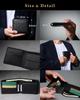 Downtown Wallet Made in Large Capacity Saffiano Leather Card Holder Tatsuno Leather Domestic Production Day Gift [Tokyo Workshop] Men's Bi-fold