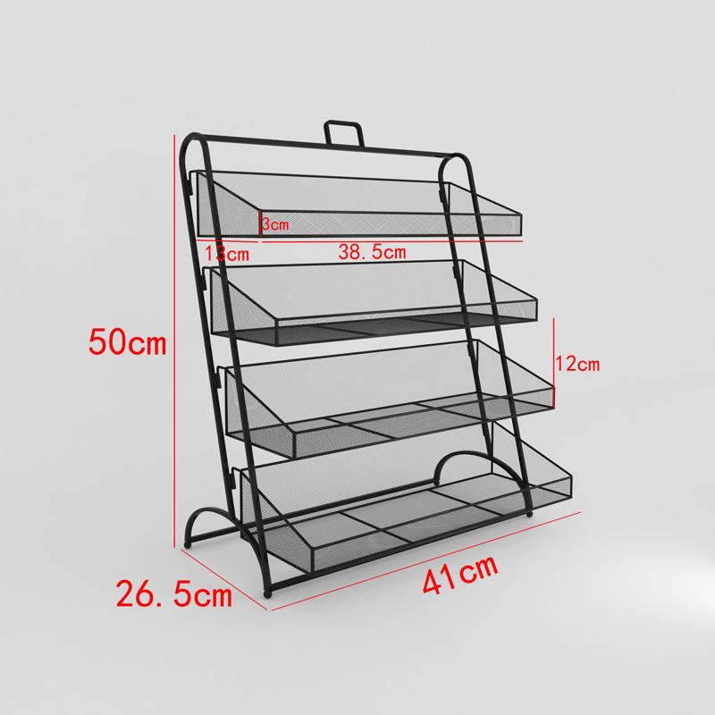 Kompaktes Kassenregal – Kleine Lebensmittelaufbewahrung & Betelnuss-Präsentation für Bubble-Tea-Läden