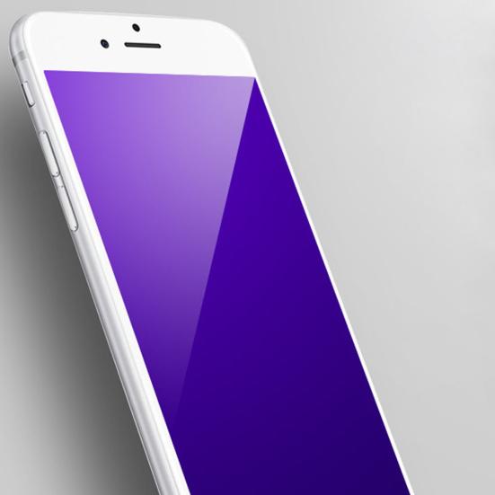 3D Vollständige Abdeckung Blue Ray Bildschirmschutz aus gehärtetem Glas für iPhone 6 6S