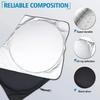 150x70cm Car Sunshade Sun Visor Shade Front Protection Rear Window Film Windshield Cover Uv Protect Reflector Car-styling