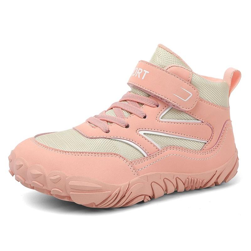 

Детская походная обувь, спортивные кроссовки для детей и родителей, водонепроницаемые нескользящие повседневные кроссовки для прогулок для мальчиков и девочек 37 розовый