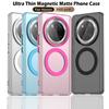 Matný kryt telefonu Magsafe pro Honor X9c Magic7 Lite Magnetické bezdrátové nabíjení pro Honor X60 X60 Pro Nárazuvzdorný zadní kryt