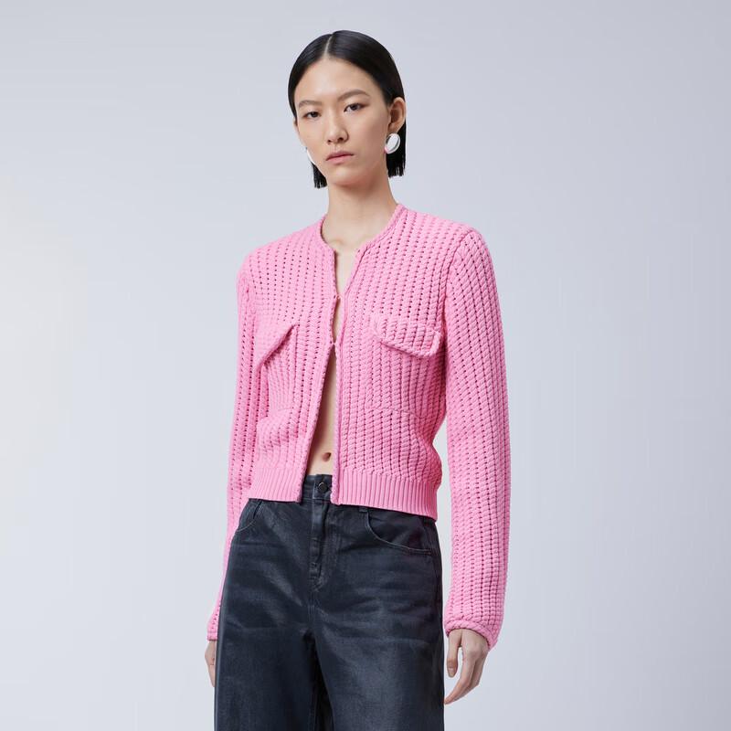 JNBY Women's Slim-Fit Cropped Knit Sweater