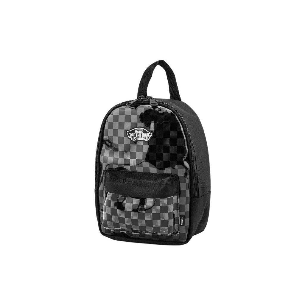 Vans Checkerboard Sports Casual Polyester Backpack Women Backpack Black VN0A5LHHBLK