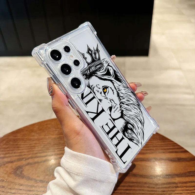 

Wolf Eagle Lion Bear Animal Phone Case For Samsung Galaxy S25 FE S26 S24 S23 S22 S21 S20 Ultra S26 Plus S25FE Soft Clear Cover Galaxy S25 FE