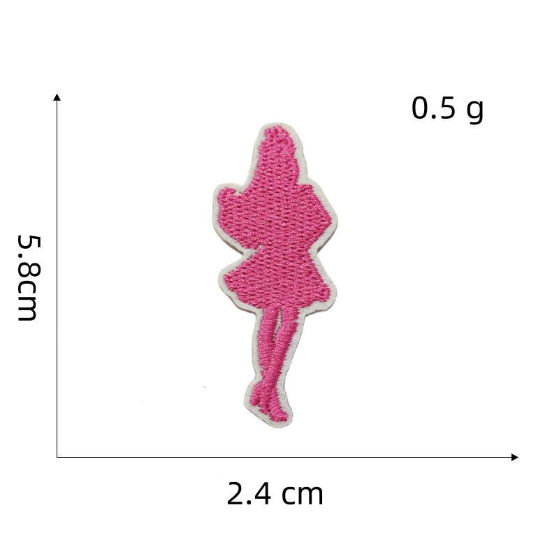 

Pink Princess Cartoon Girl Embroidered Patch - Clothing Accessory Emblem