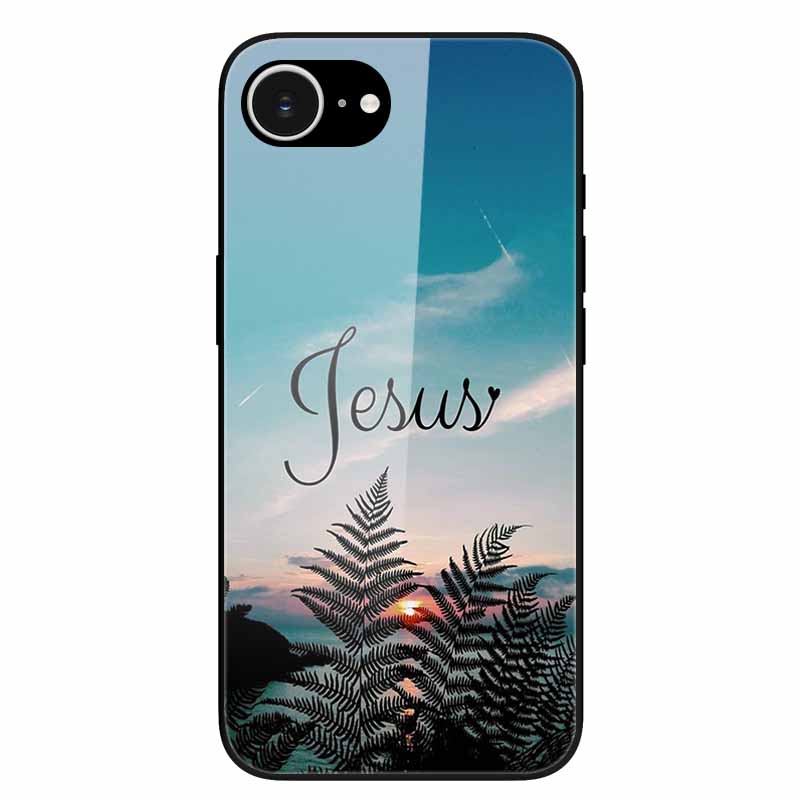 For iPhone 16E 2025 Case Black Bumper Tempered Glass Hard Phone Cases for iPhone16e 16e Back Cover for iPhoneSE SE 2025 Cool New