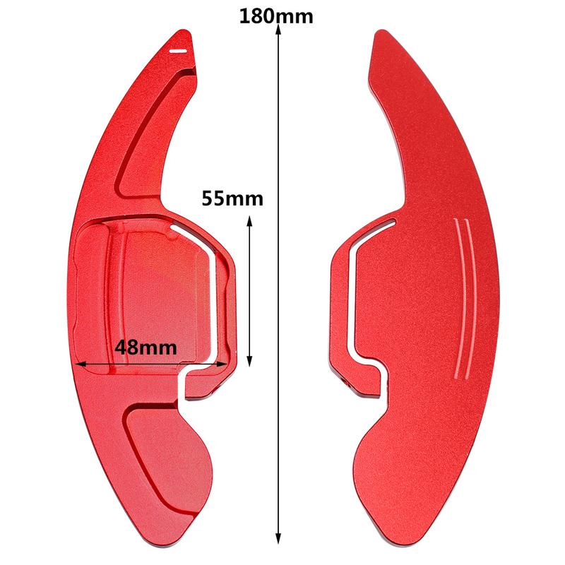 2pcs Shifter Paddle Steering Wheel Extension Shift For Seat Alhambra /Ateca /Leon FR/ Leon /Leon 4 5F Cupra Extension Shifters