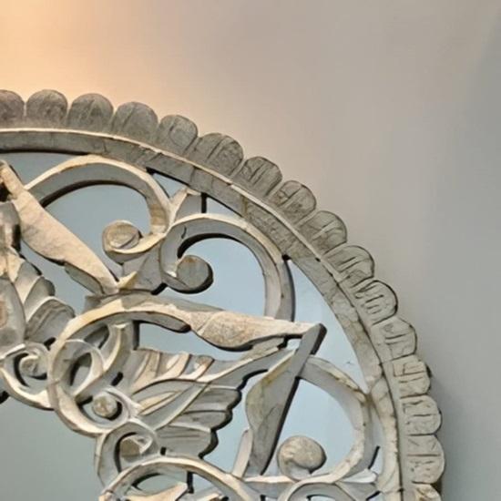 Wall Hanging Mirror Panel for Home Decor Wall Mirror Frame 60.96 Cm