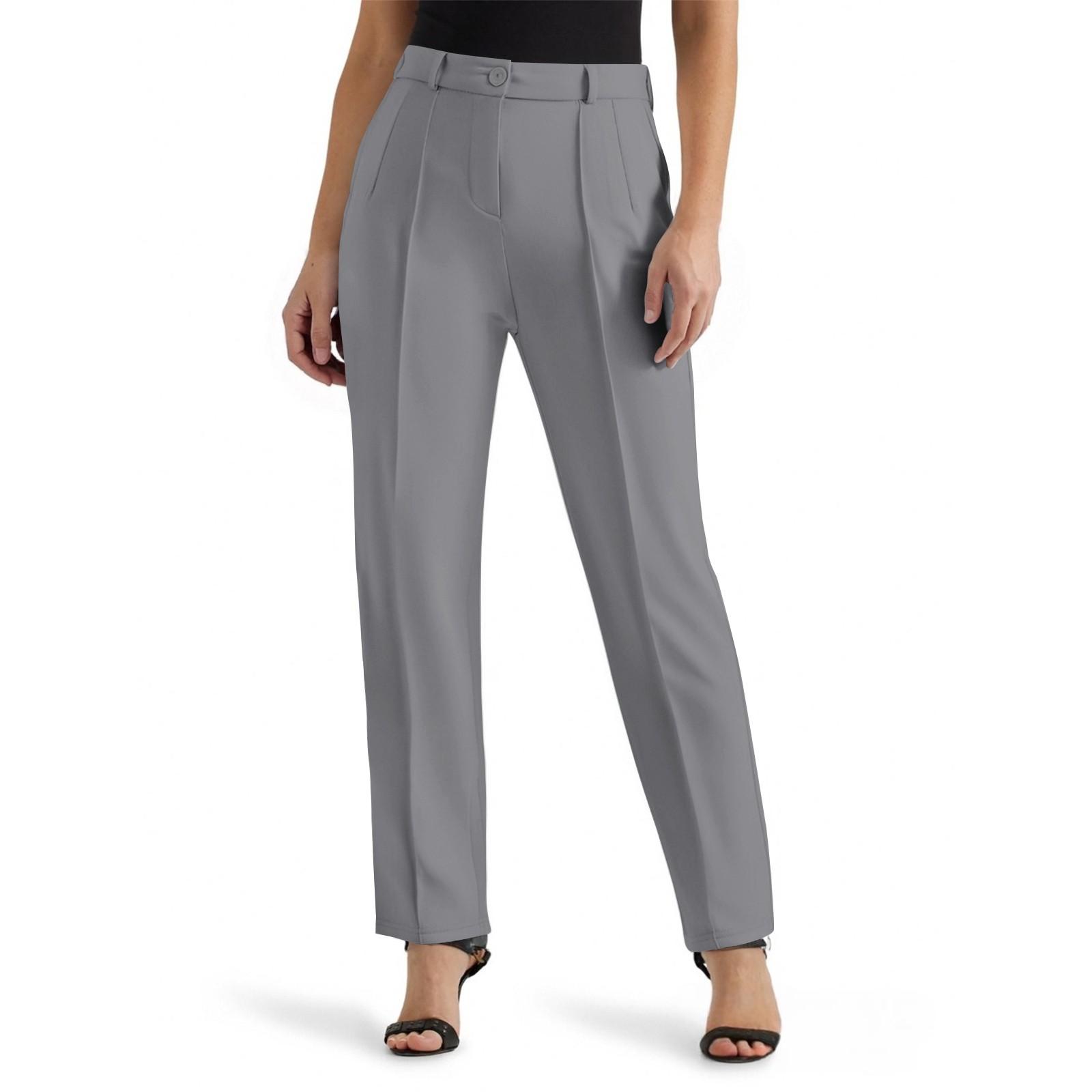 Women s Casual Fashion Pleated Trousers XL