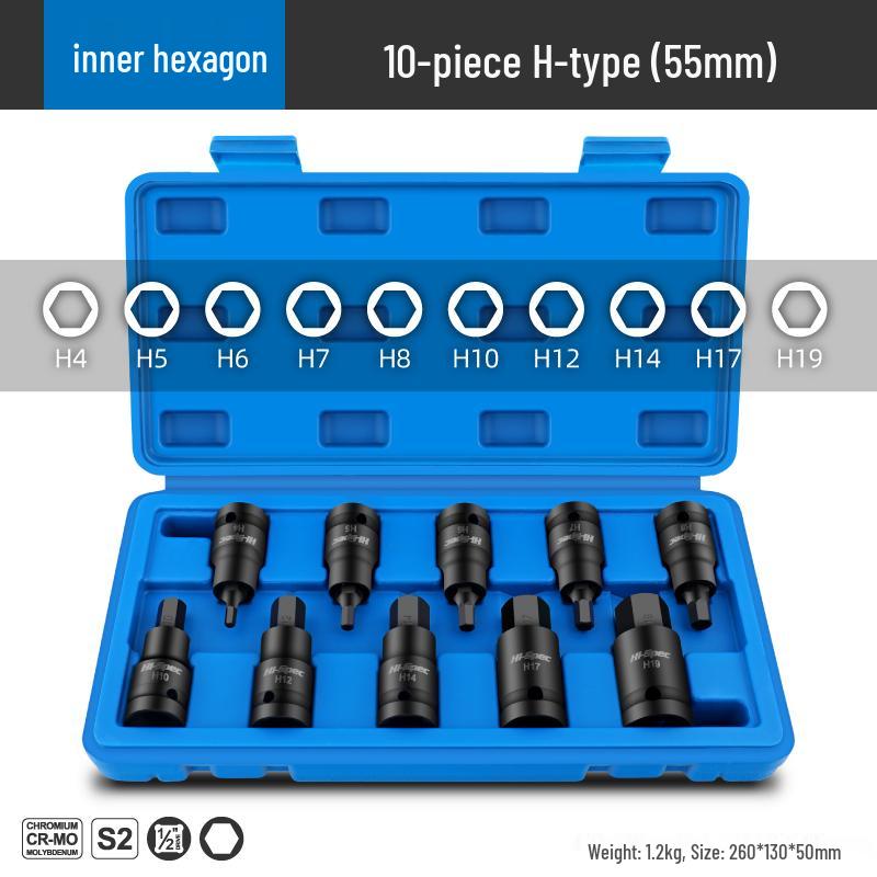 Hexagonal S2 Electric Impact Wrench Screwdriver Bit