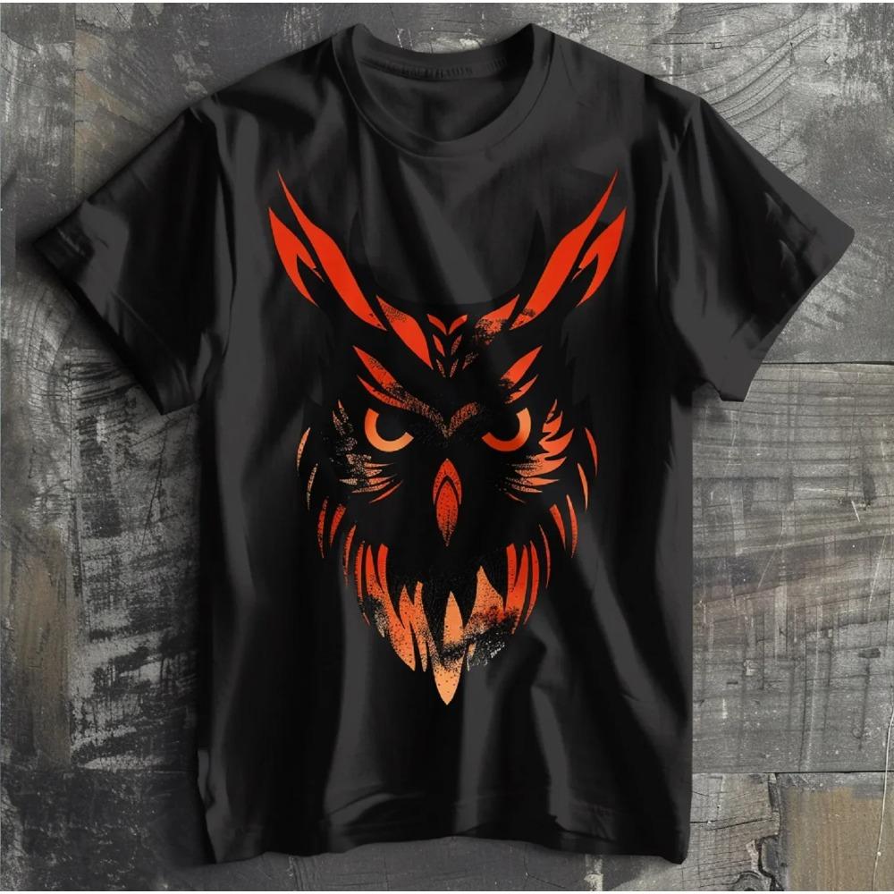 

Забавная графика с орлом по центру на удобной черной футболке унисекс. Женская и мужская одежда в стиле Харадзюку. XXXXXL чёрный