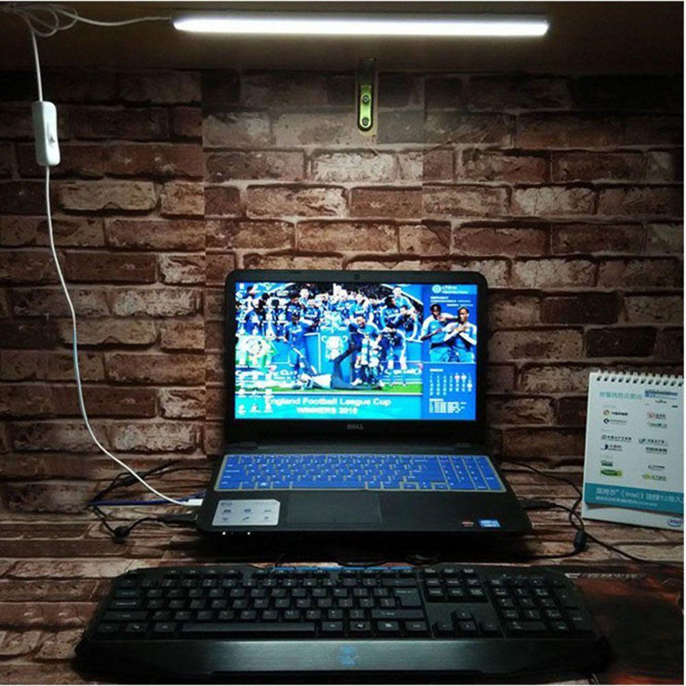 30LEDs Super Bright Night Lighting Portable 3 Mode Switchable USB Strip Desk Lamp LED Bar Light
