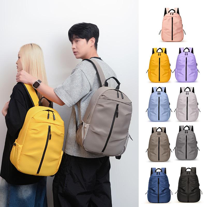 New Fashion Trend Lightweight Backpack Business Commuter USB Campus Student School Bag Large Capacity Travel Backpack