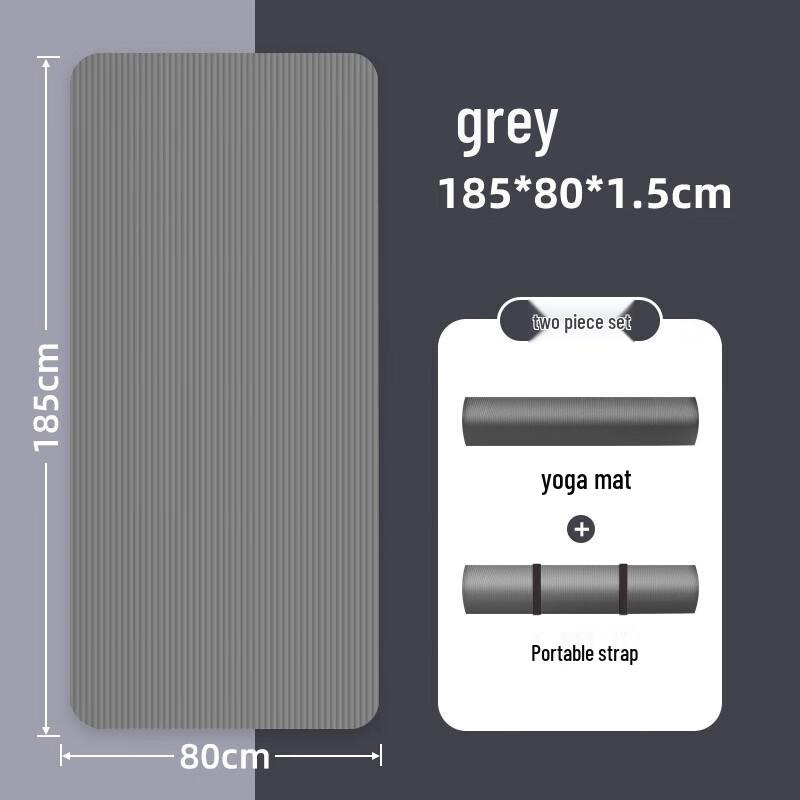 WEZHO Non-slip Thick Yoga & Fitness Mat