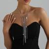 Multi Layer Pearl Tassel Brooch Necklace Multiple Functions Luxury Delicate Pin Pendant Necklace Jewelry Accessories