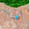 925 Silver Ring, Handmade Ring, Stacking Ring, Tibetan Turquoise Ring, Bezel Ring, Anniversary Gift, Solid Ring