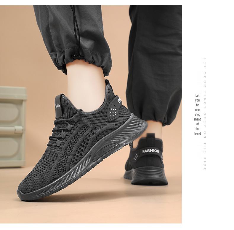 2025 Summer Flyknit Running Shoes: Trendy, Unisex Casual Sportswear