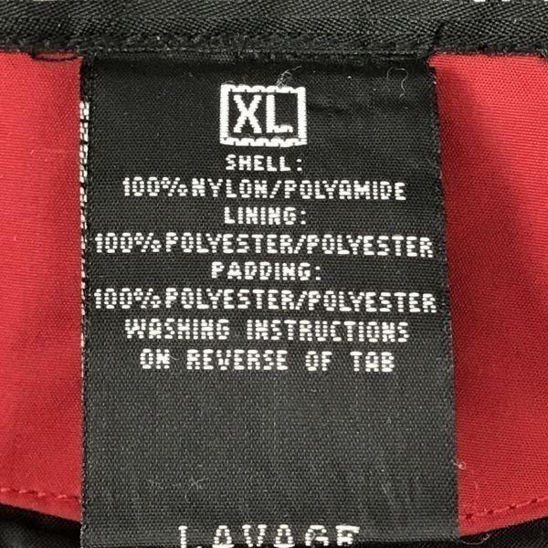 Pelle Pelle Waterproof Nylon Padded Blouson Outer Jacket Parka Men's XL Red Mark Buchanan(USED)