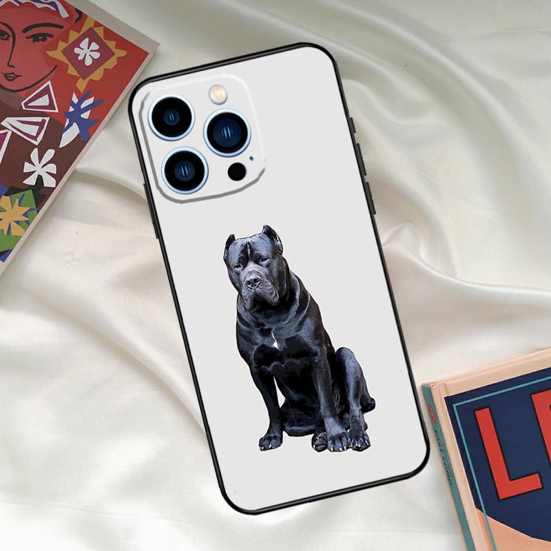 

Italian Cane Corso Mastiff Dogs Phone Case For iPhone 17 16 15 13 12 11 14 Pro Max 16 Plus 12 13 Mini 16e 17 Air Funda Cover iPhone 12 mini