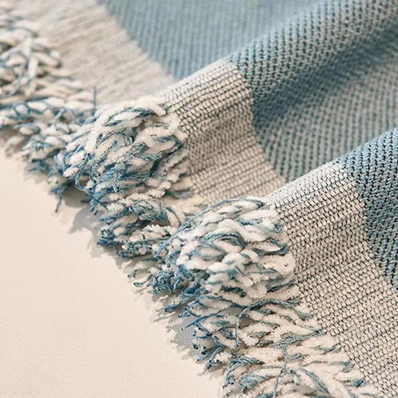 Nordic Style Chenille Sofa Blanket Four Seasons Universal Couch Towel Non-slip Sofa Throw Blanket for Living Room Home Decor
