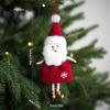 Set of 4 Christmas Tree Doll Figures with Soft Fabric Finish for Indoor Tree Display, Classroom Christmas Scenes, Party Tables and Home Rooms