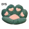 Cat Paw Seat Cushion for Gaming Office Car Chairs Soft Fluffy Pillow with Imitation Rabbit Plush Fabric Anti-Slip Car Seat Comfort Pad Pet Bed Cushion