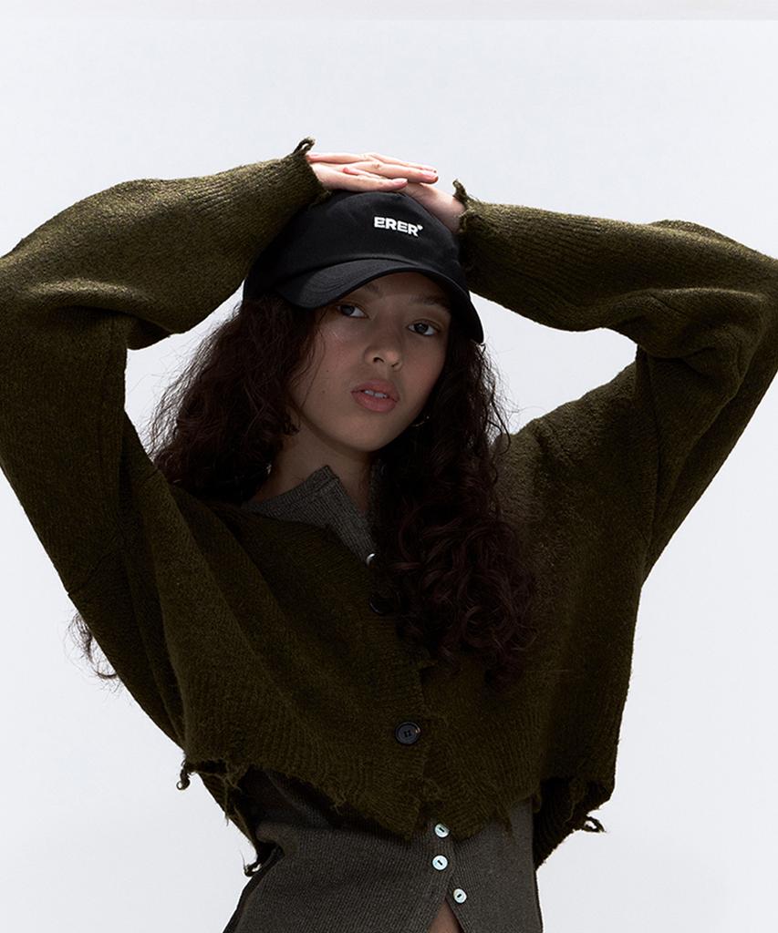 ERER Erer Embroidery Cap Black