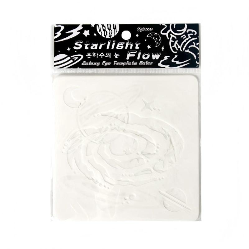 6 Pcs Starlight Flow Stencils Art and Craft Stencils For Kids Crafting Educational Activities And Home Decoration