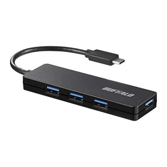 USB-хаб BUFFALO BSH4U128C1WH, 4 порта USB 3.1 Type-C, питание по шине, белый