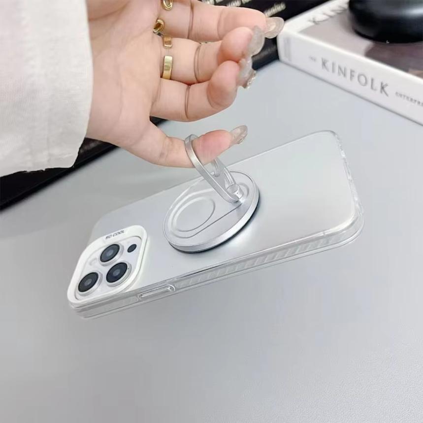 Universal 360° Rotatable Foldable Magnetic Multi-Functional Desktop Ring Stand for Smartphones Can Tabs Magnetic Phone Holder
