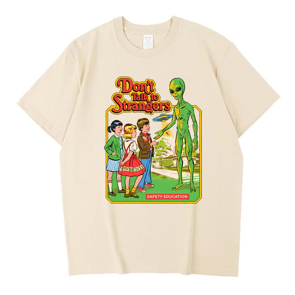 Men's Halloween-themed Element Pattern Printed 100% Pure Cotton Short-sleeved T-shirt, Casual High-quality Top