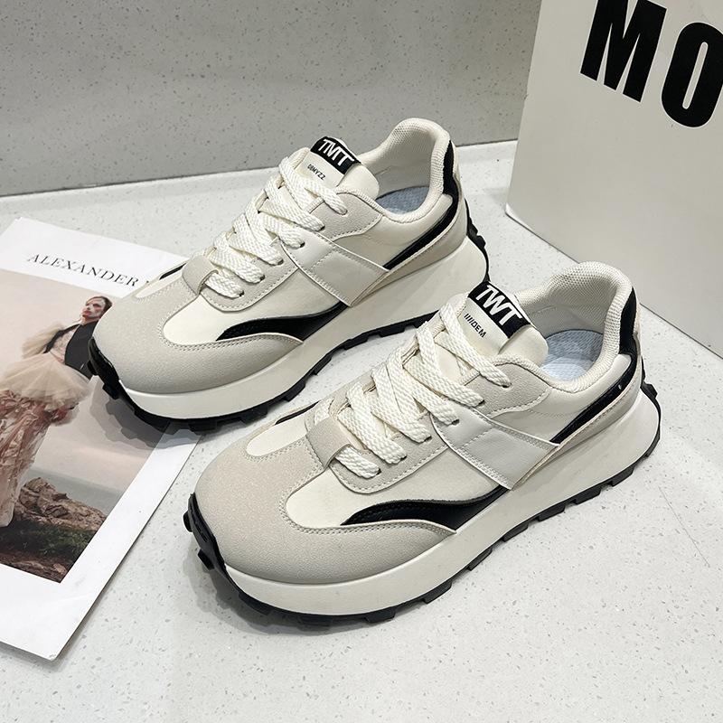 

2025 autumn Forrest Gump shoes new Korean version ins female student sports running casual shoes heightening shoes street shot G6830 35