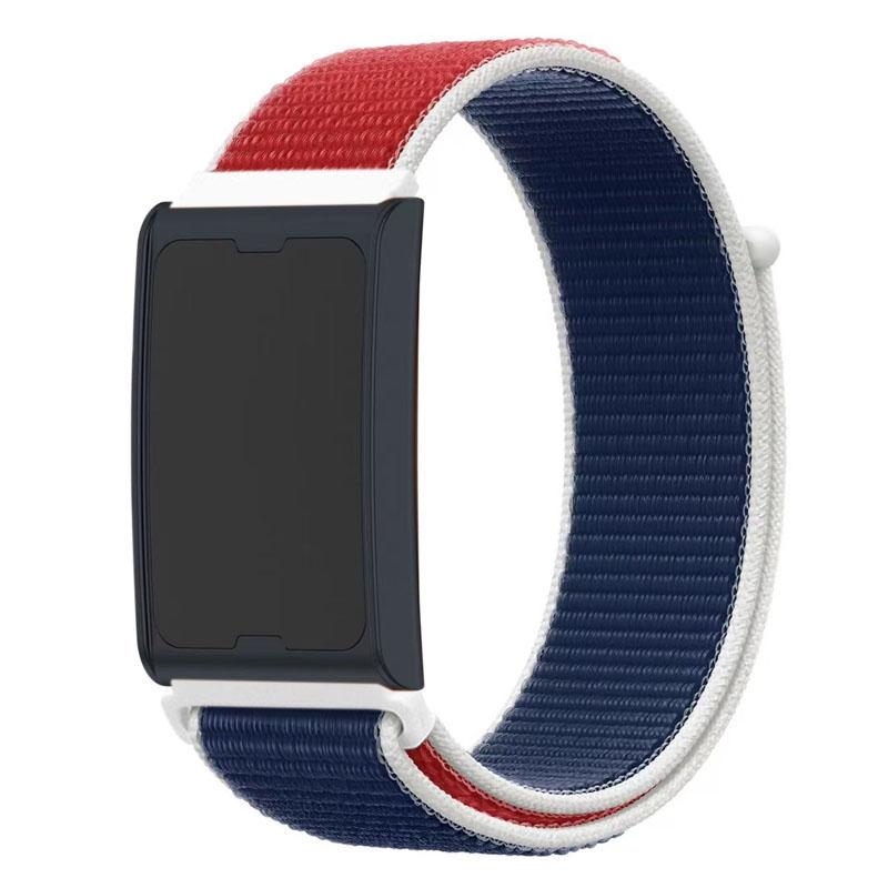 22mm 20mm Nylon-Schlaufenarmband für Amazfit Helio/Bip 6/Active 2/Balance 2 Armband im Flaggenstil für Amazfit GTR 4/GTS 4 mini