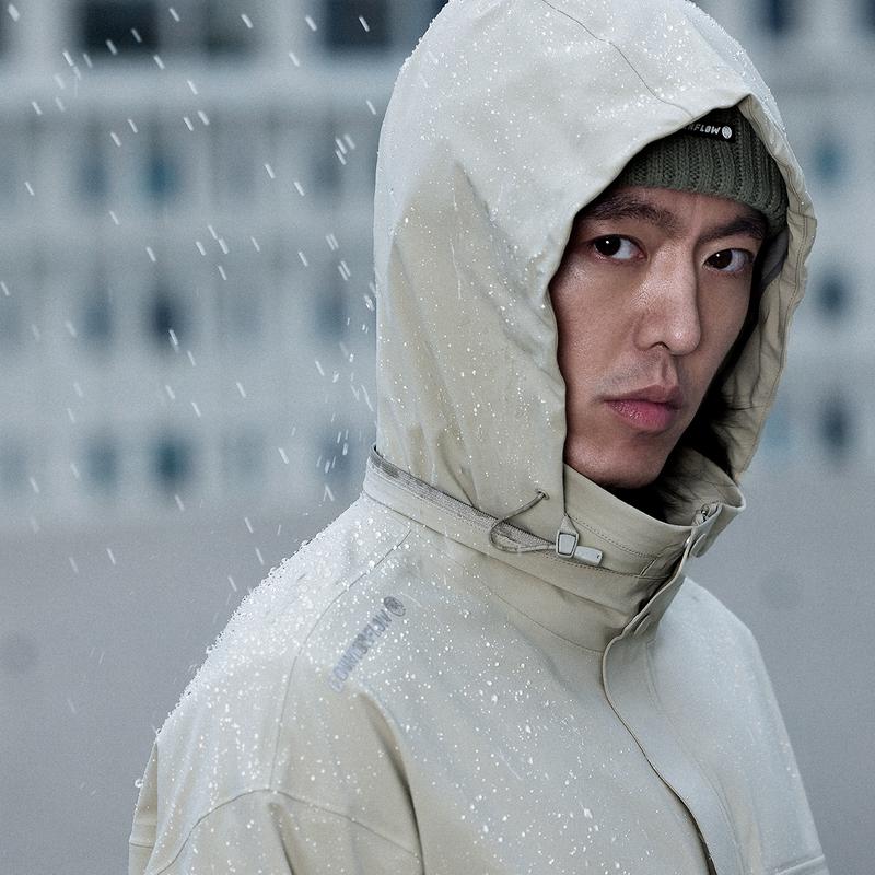 Li Ning CF Long Sleeve Zipper Comfort Letter Stand Collar Waterproof Windproof Jacket Unisex Jacket Lime AEMU043-1