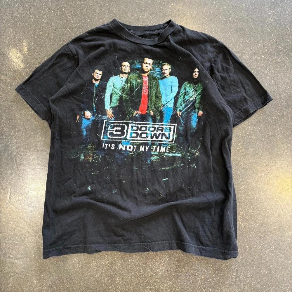 

3 DOORS DOWN BAND TOUR CONCERT short sleeve black color shirt II2360 CAO19 Unisex T-Shirt XL