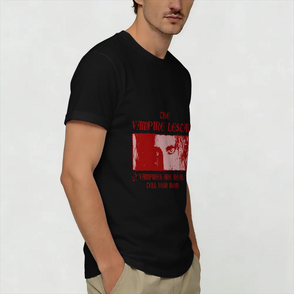 Die Vampire Lestat T-Shirts für Unisex Mode Baumwoll-T-Shirt Rundhalsausschnitt Kurzarm-T-Shirt Grafisch Bedruckte Oberteile