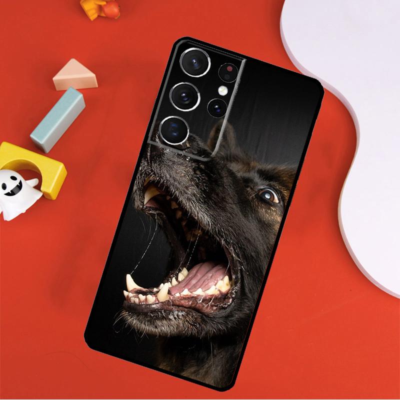 German Shepherd Dog Phone Case For Samsung Galaxy S25 Ultra S24 Ultra S9 S10 S20 S21 S22 S23 Plus S24 FE Cover