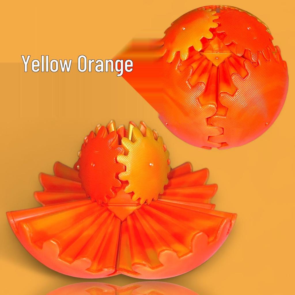 3D Colorful Gear Ball Figurine: Rotating Creative Toy for Kids