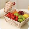 1 PCS Foldable Silicone Colander - Food Grade, Vegetable Fruit Drainer