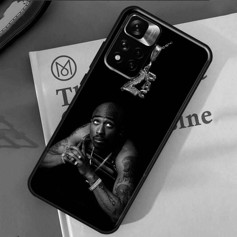 Rapper 2pac Sänger Tupac Hülle Für Xiaomi Redmi 14C 13C 10C 12C Redmi Note 13 14 Pro 12 11 9 10 9S 10S 11S 12S Abdeckung