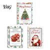 Christmas Gift Card Holders Spiral Bound Book, Vibrant Festive Design Keepsake Booklet, Winter Celebration Cards Compact Decorative Present Holder for