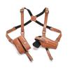 Universal Vertical Shoulder Strap Holster Tactical Underarm Universal G17 Holster Type 92 1911 Leather Gun Bag