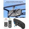 Polaris Ranger Rear View Mirror, HD Center Rear View Mirror For Polaris Ranger 500 570 900 XP 1000XP Crew 2017-2025 On The Factory Drop Down Mounting
