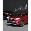 1/24 Toyota Highlander SUV 2023 Alloy Die Cast Toy Car Model Sound and Light Pull Back Children's Toy Collectibles Birthday Gift
